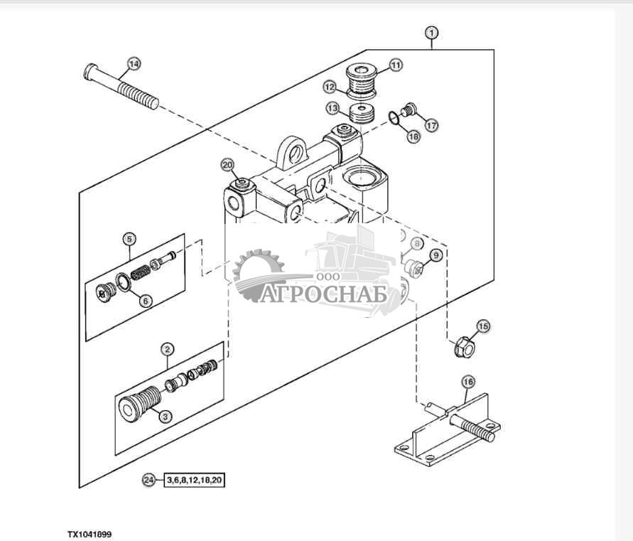 Клапан — секция выпуска (клап. навес. обор.) 